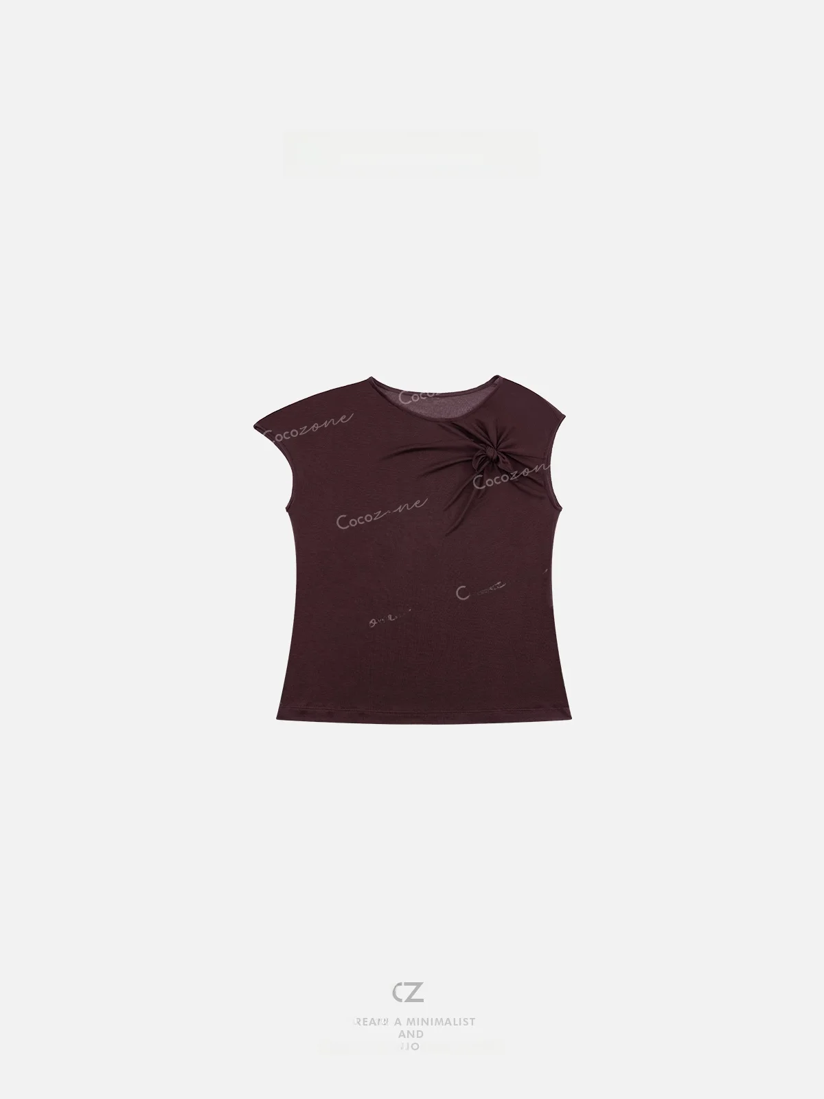 

Вязаный топ Zone round Ne Svel для женщин, летняя верхняя одежда, из смесового шелка, универсальный, стандартный крой, однотонный