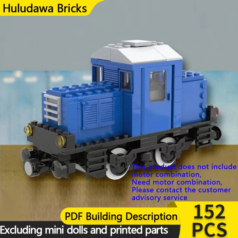 

Модель городской автомобиль MOC, строительные кирпичи, электрический дизельный локомотив, модульная технология, подарки, праздник, сборка, детские игрушки, костюм