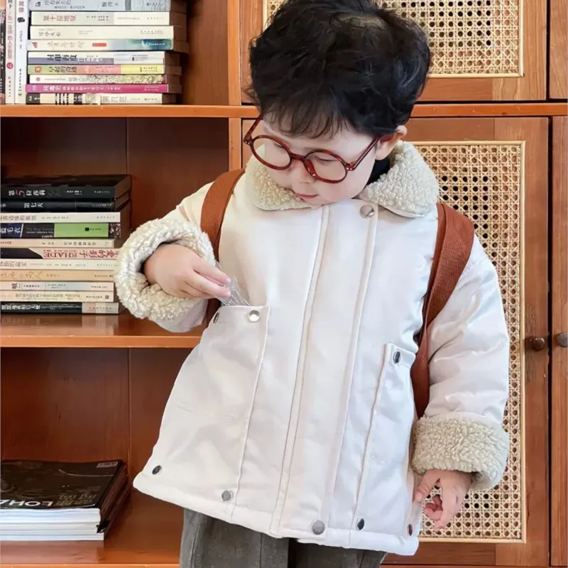 2026 winter Spring autumn new Baby Girls Boys Coats down Jackets parkas Fashion Kids Children Tops Clothes Overcoats