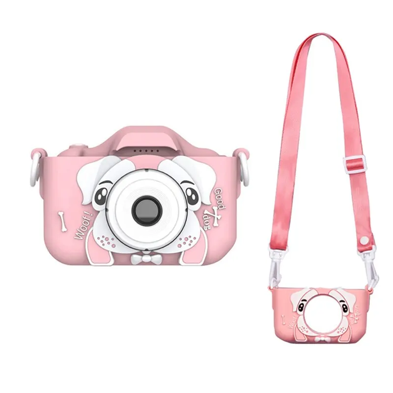 Kids Camera Protective Cover Case Children Camera Silicone Shell Cute Cartoon Camera Toys Child Outdoor Photography Camera Cover