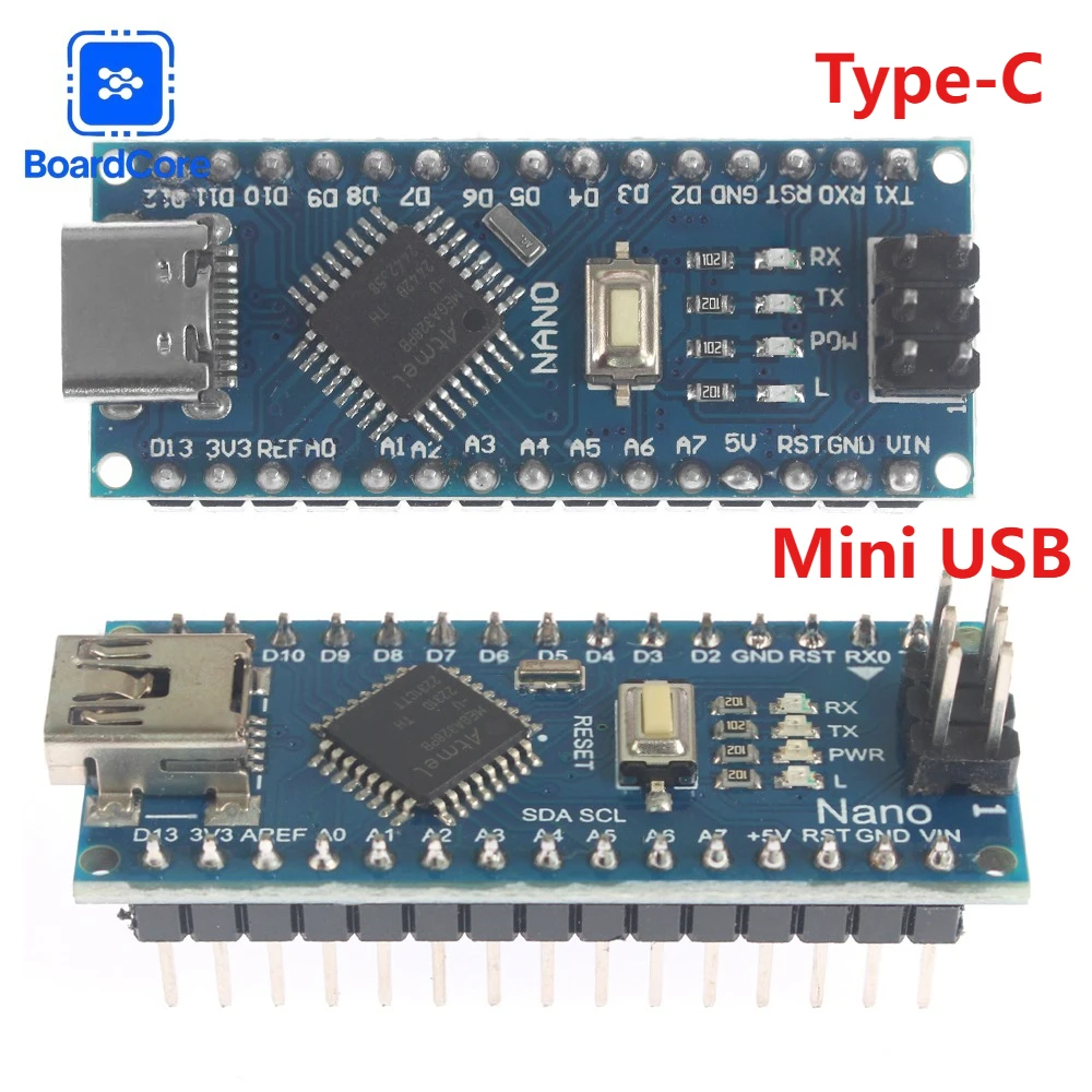 Type-C USB Nano 3.0 with The Bootloader Compatible Nano Controller for Arduino CH340 USB Driver 16Mhz ATMEGA328P Mini/Micro USB