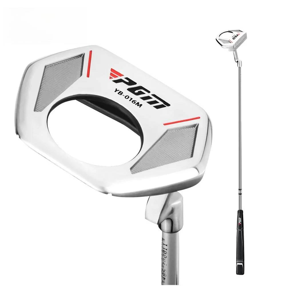 Kije golfowe męskie typu putter z niskim środkiem ciężkości, funkcją podnoszenia piłki i linią celowania, puttery TUG034