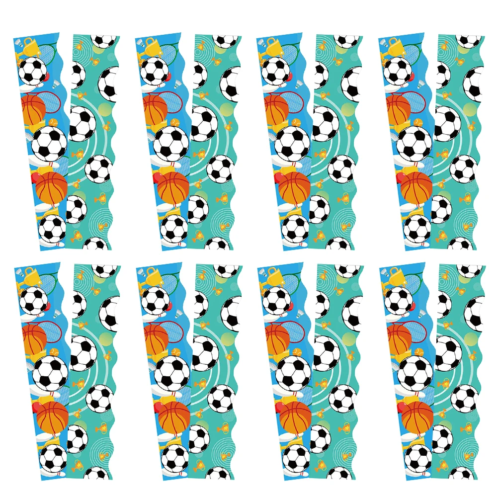 

60 Sheets Stickers Football Basketball Borders Classroom Decor Bulletin Classroom Sports Theme Board Sticker Sports Theme Wall