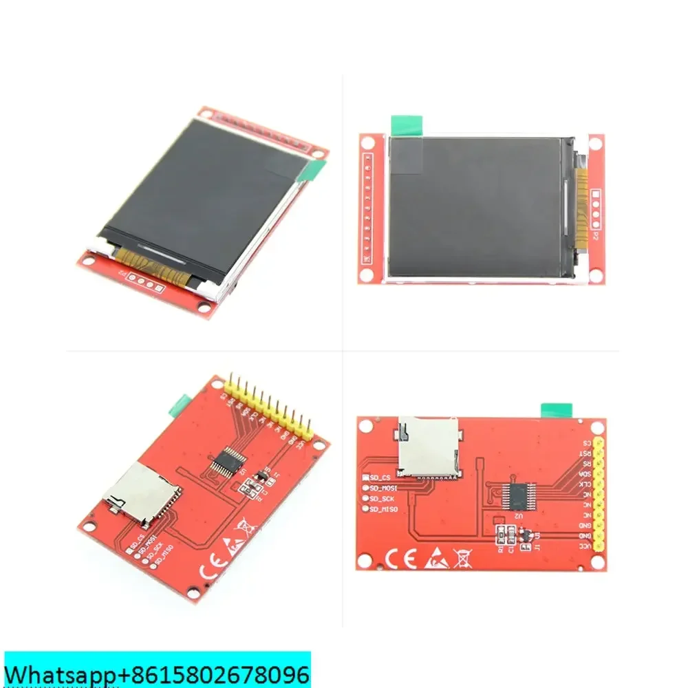 2 Inch Color Screen TFT 176X220 LCD Display Modules Sd Card Slot 4 Wire SPI Interface Module