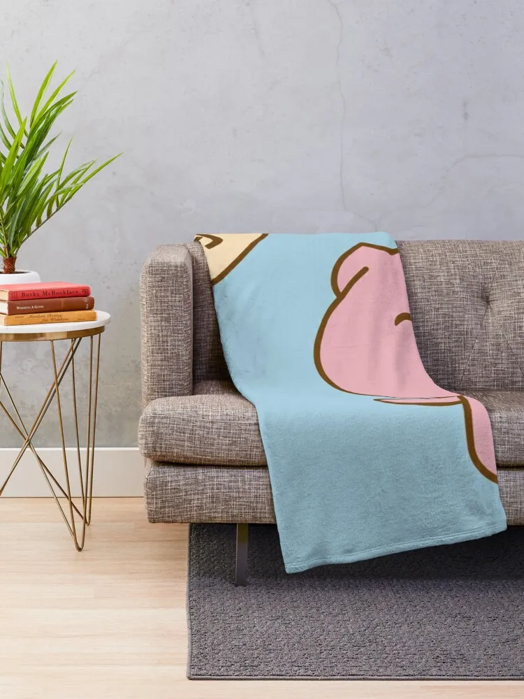 Cute Piggy Hug Throw Blanket blankets and throws Beautifuls Thermal Luxury St Blankets