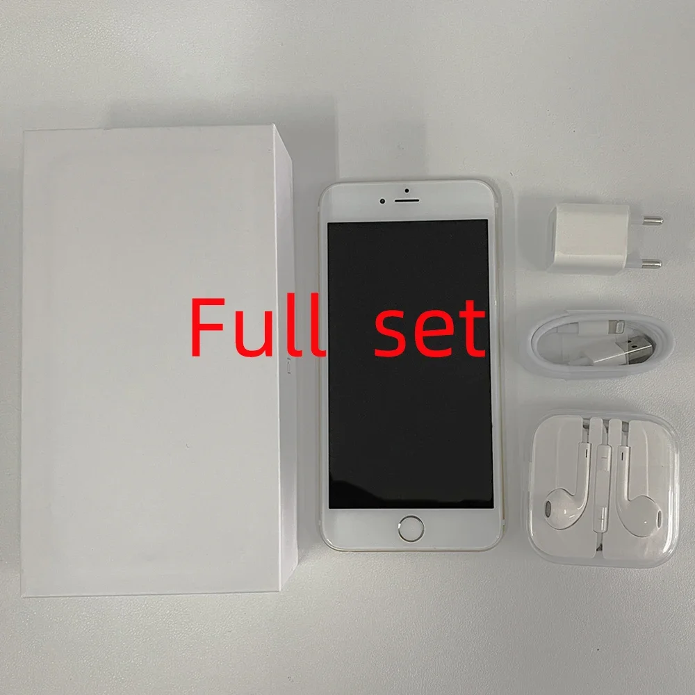 هاتف Apple iPhone 6 Plus 6P المحمول مقاس 5.5 بوصة 16/64/128 جيجابايت ROM ثنائي النواة IOS كاميرا 8 ميجابكسل 3G 4G LTE بصمة أصلية غير مقفلة
