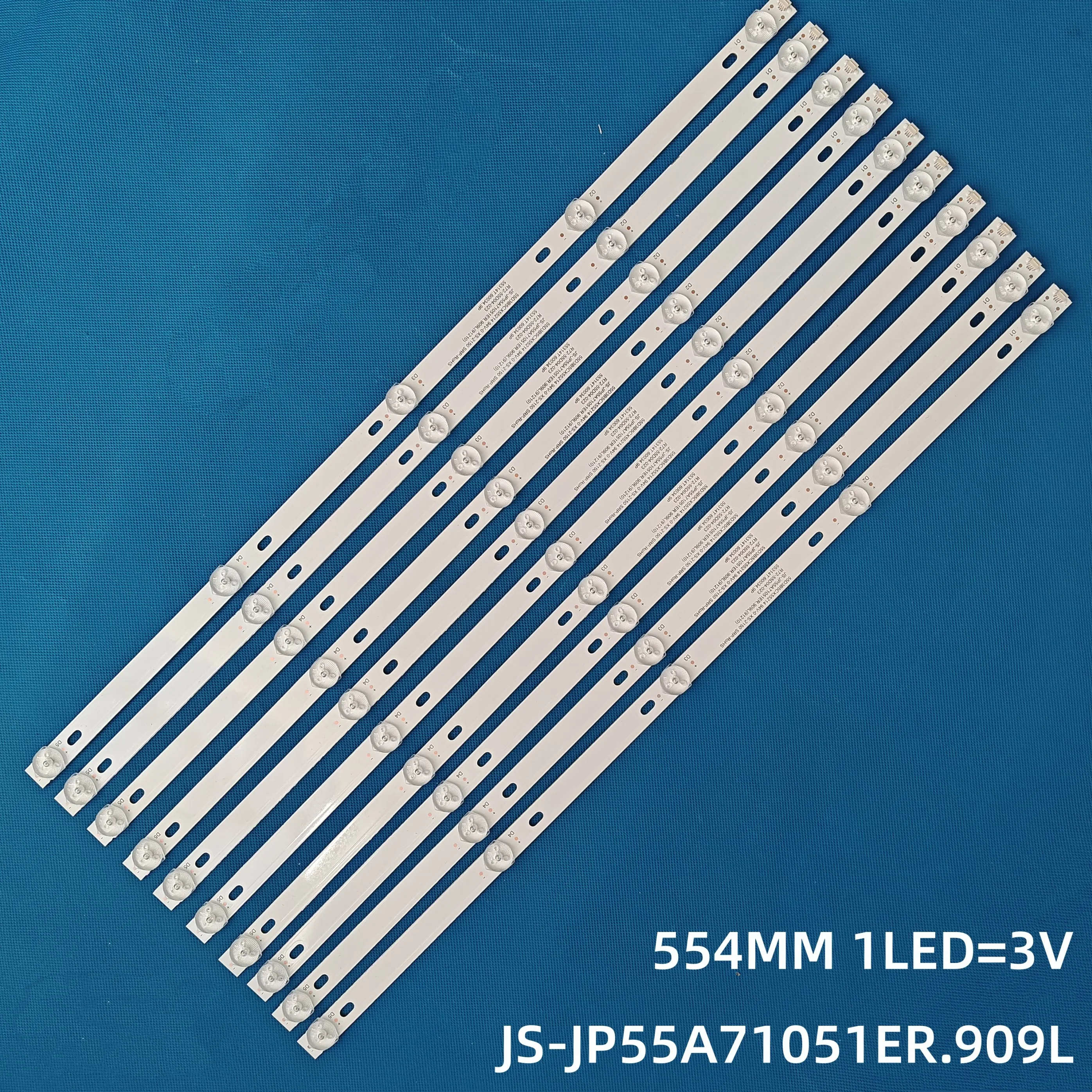 شريط إضاءة خلفي LED لـ Vityaz 55LU1204 K55DLJ10US JS-JP55A71051ER.909L (91210) R72-55D04-023 553141 .60034.9P تلفزيون 55 TDSISTEM