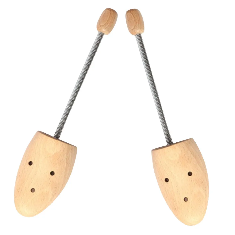

1Pair Beech Wood Shoe Stretcher Spring Operated Expander for Men Women Shoes Shaping Tool Prevents Extends Shoe Lifespan