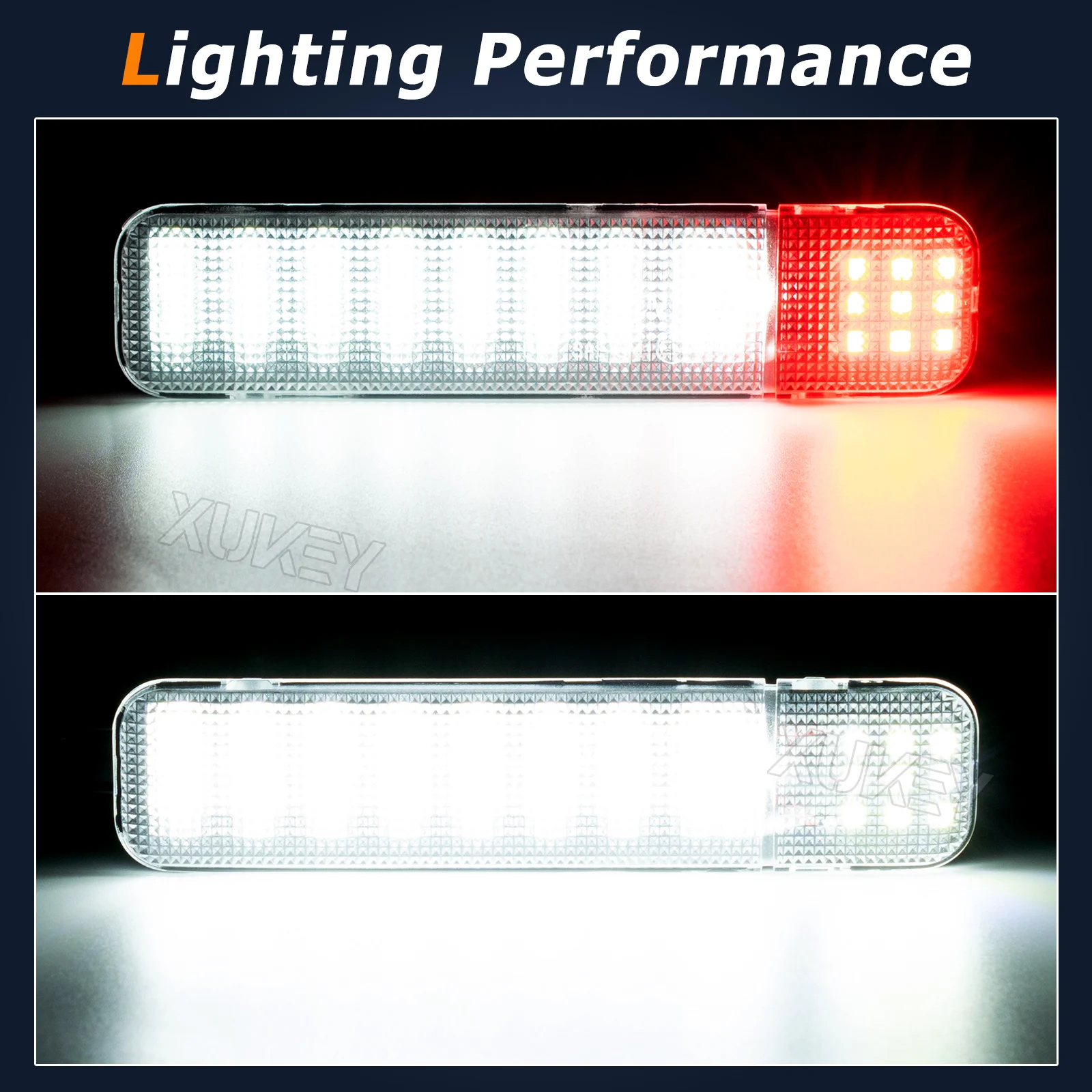 2X LED Door Panel Light Courtesy Lamp For Chevy Silverado Suburban Tahoe GMC 1500 | 2500 | 3500 Sierra Yukon Hummer H2 Led Light