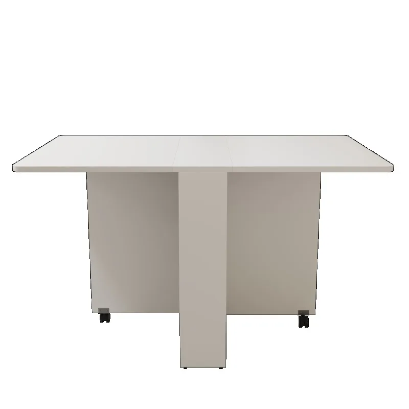 Îlot de cuisine Mobile blanc moderne avec roues de rangement, Table à manger multifonctionnelle pour meubles de cuisine et de maison