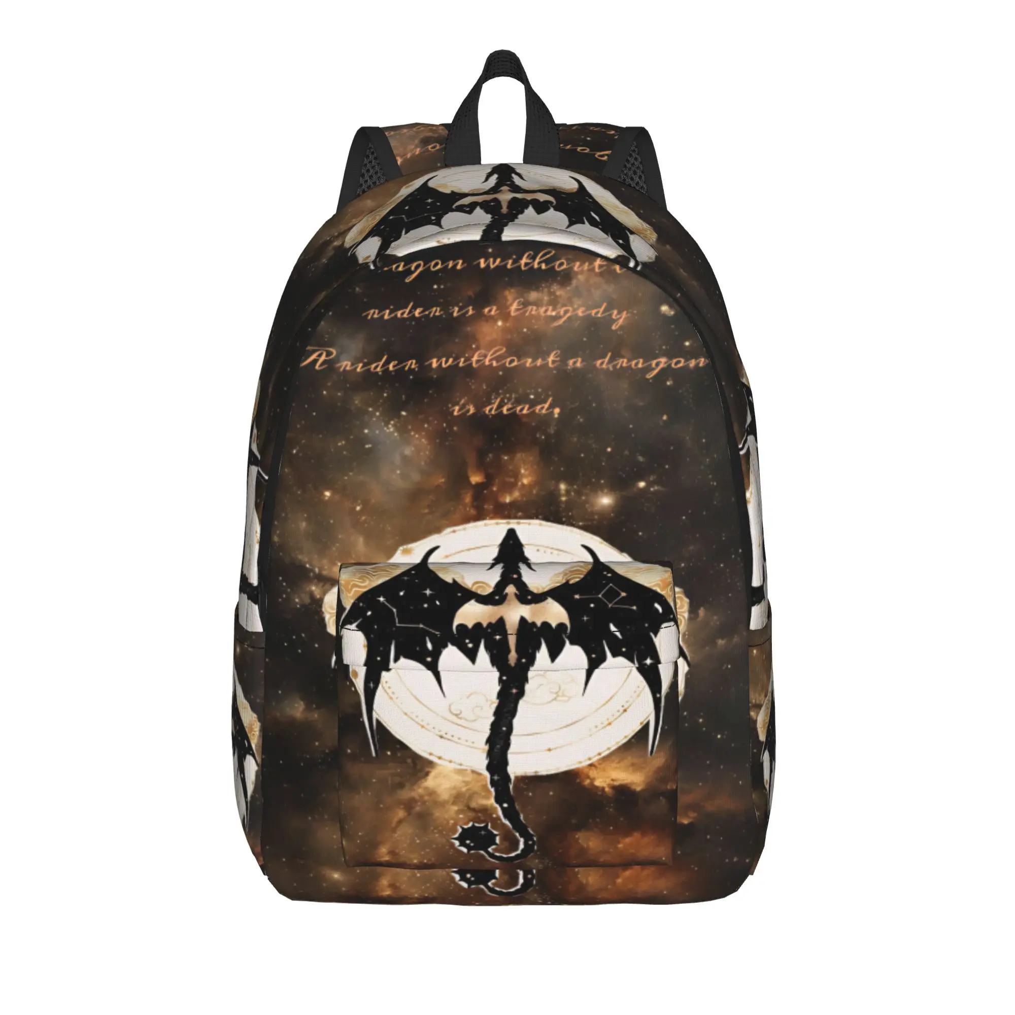 F-Fourth W-Wing Dragon Casual Backpack Durable Student Work  Daypack for Men Women Laptop Computer Shoulder Bag