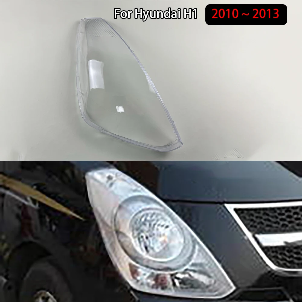 

For Hyundai H1 2010 2011 2012 2013 Car Accessories Headlamp Shell Headlight Lens Cover Transparent Lampshade Plexiglass