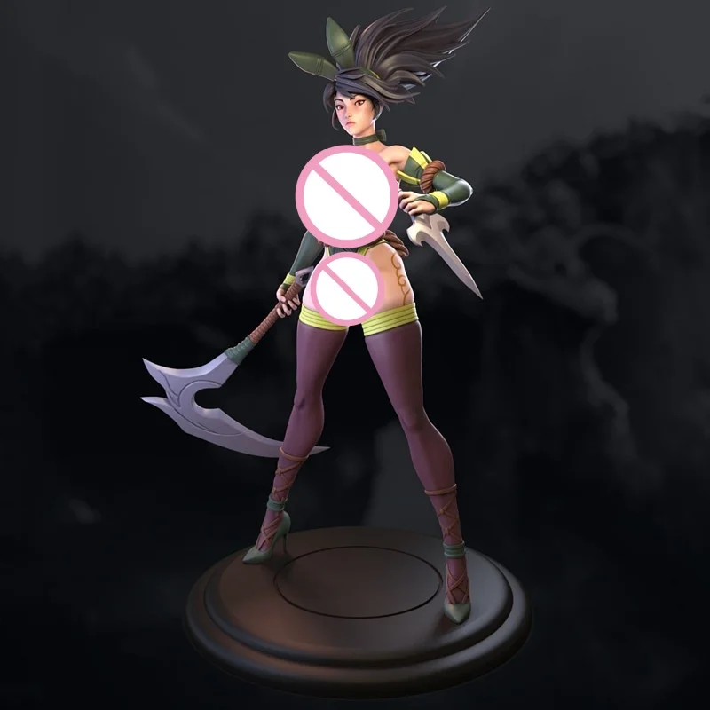 

Azerama Akali Bunny, полная фигурка из смолы, комплект модели 1/24, неокрашенные игрушки в разобранном виде