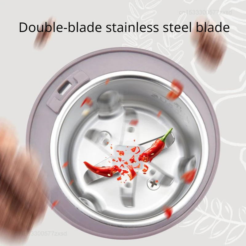 Youpin-mini moedor portátil para casa, aço inoxidável moedor de grãos de café, moedor a seco