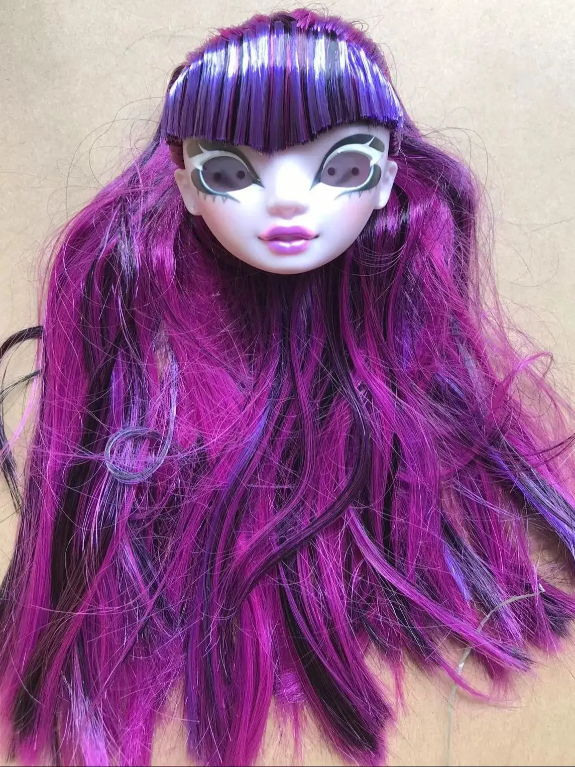 Original Quality Pink Blue Red Hair Doll Toys Rainbow Doll Figures 1/6 Yoga Doll Body White Brown Kids Birthday Gifts Toys