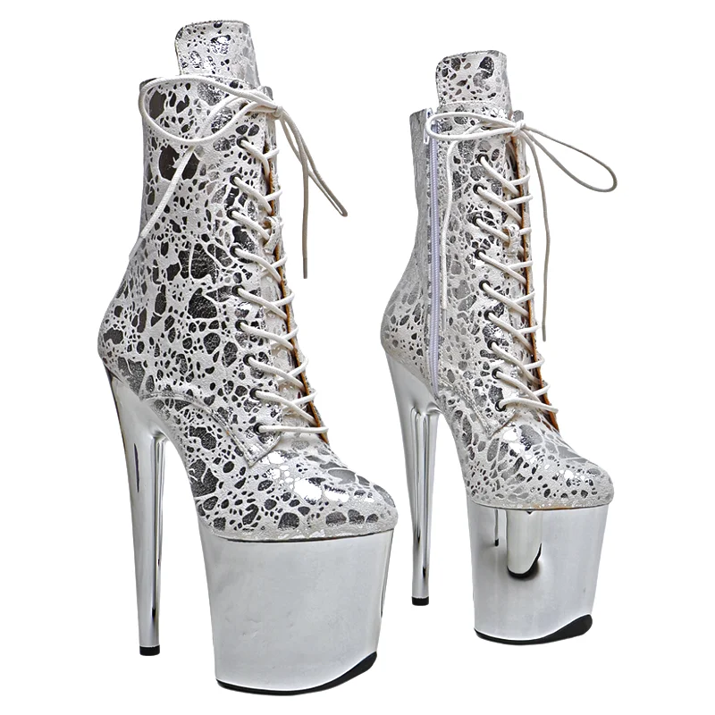 

Leecabe 20CM/8inches Suede Upper Fashion trend high heel platform stripper heel Pole Dance boot