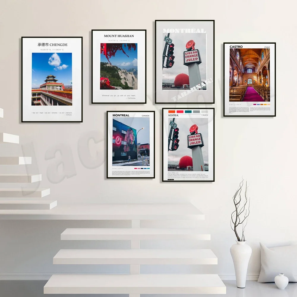 ARTE DE VIAJE Kunming, bosque de piedra, Huashan Chengde, Canadá