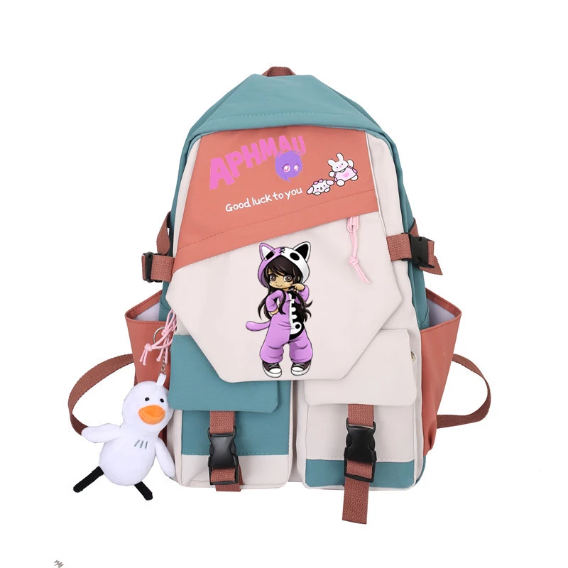 School season new student schoolbag Korean version large-capacity backpack wild Aphmau cute girl backpack