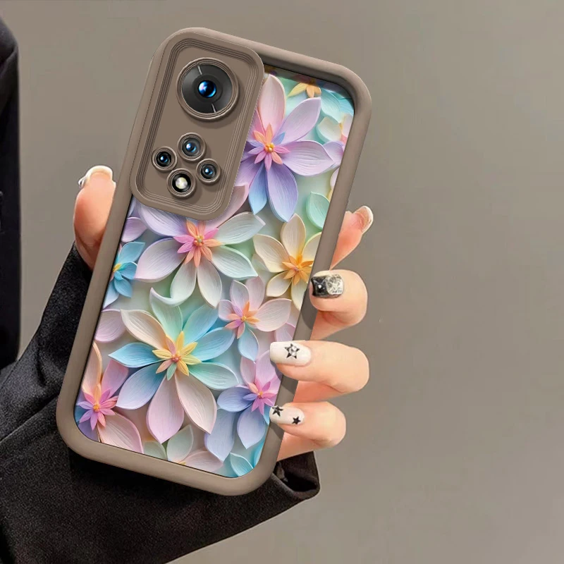 Bright Colorful Flowers Case For Huawei Honor Magic 6 5 Pro 8X 9X Y7A X9 X30 X50I X7 10I Shockproof Soft Silicone Phone Cover