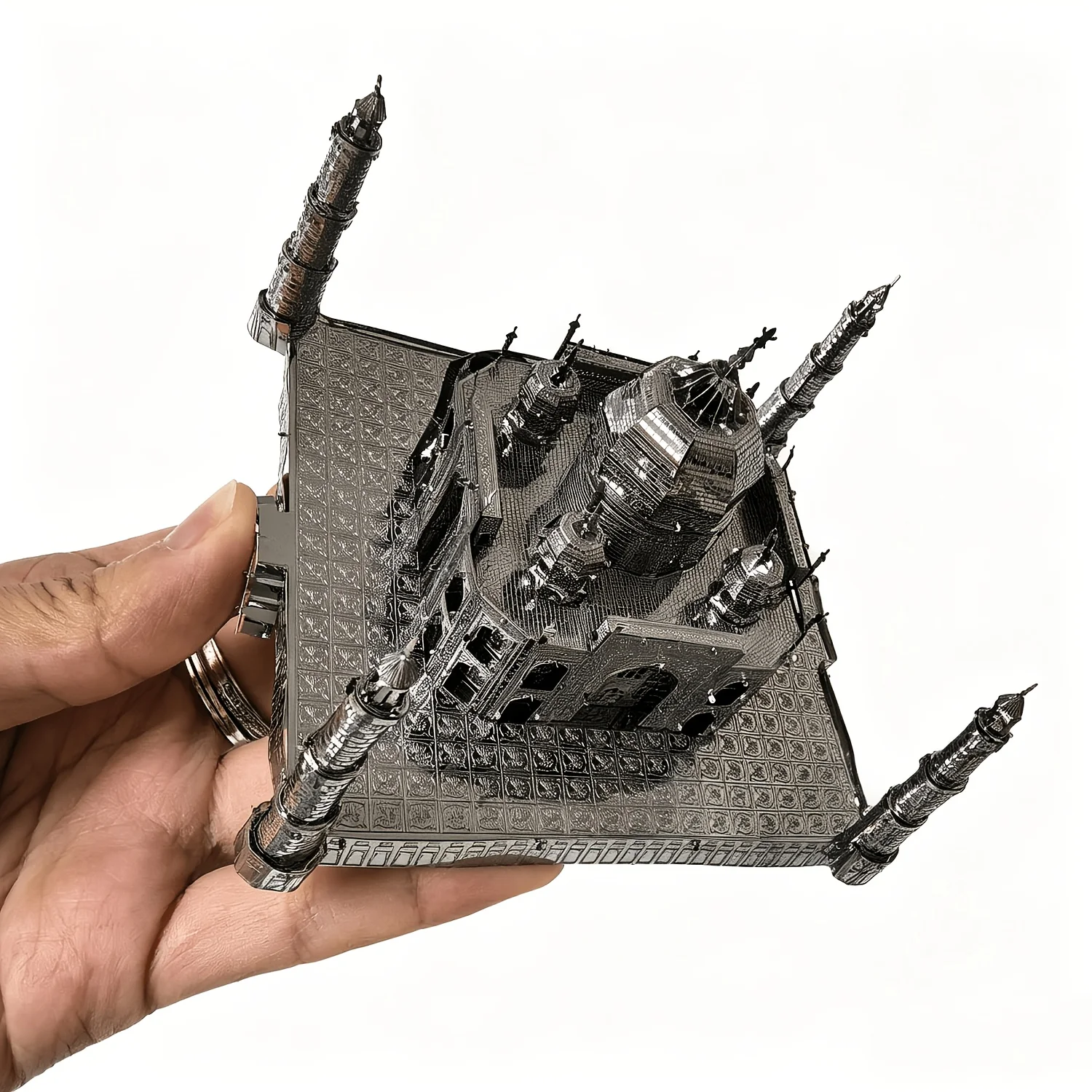 3D Metal Puzzle Taj Mahal building jet model DIY 3D Laser Cut Assemble Jigsaw Toys Desktop decoration GIFT For Audit
