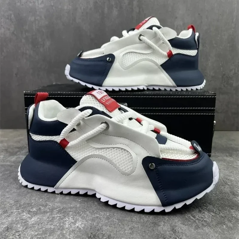 

Летняя мужская обувь, новые мужские сетчатые дышащие кроссовки, увеличивающие рост, спортивная удобная повседневная обувь для мужчин