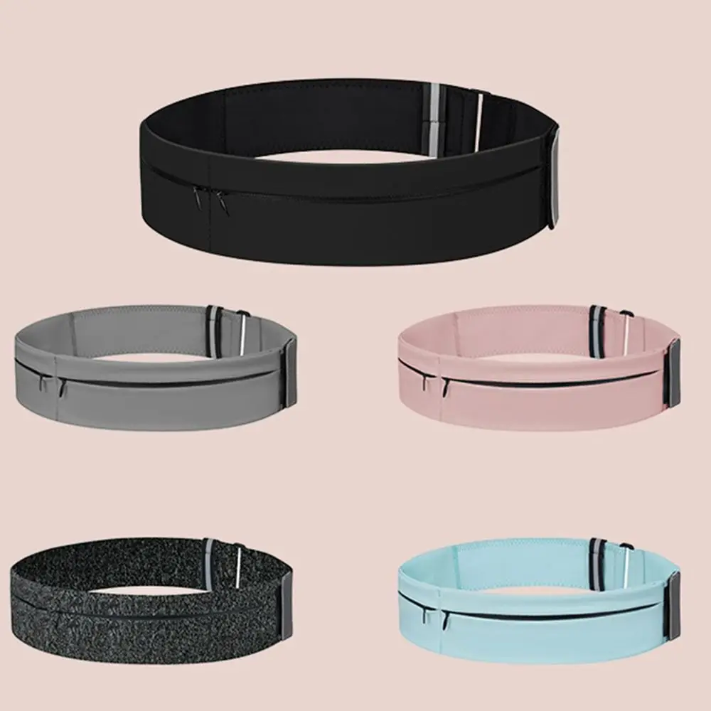 جديد سلس غير مرئية سليم حزام ركض مرونة المخفية حقيبة المياه تشغيل حزام خصر حقيبة مقاوم للماء حزام رياضي الحقيبة في الهواء الطلق