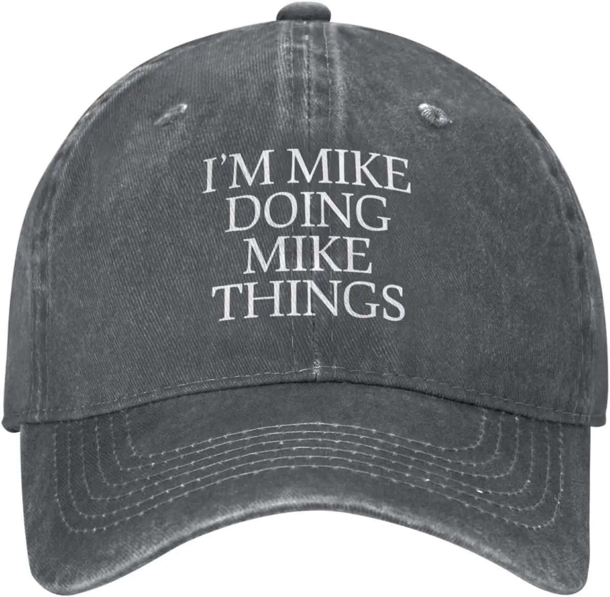

Бейсболка Im Mike Doing Mike Things, хлопковая, винтажная, с эффектом потертости, в стиле Dad Hat, повседневная, унисекс