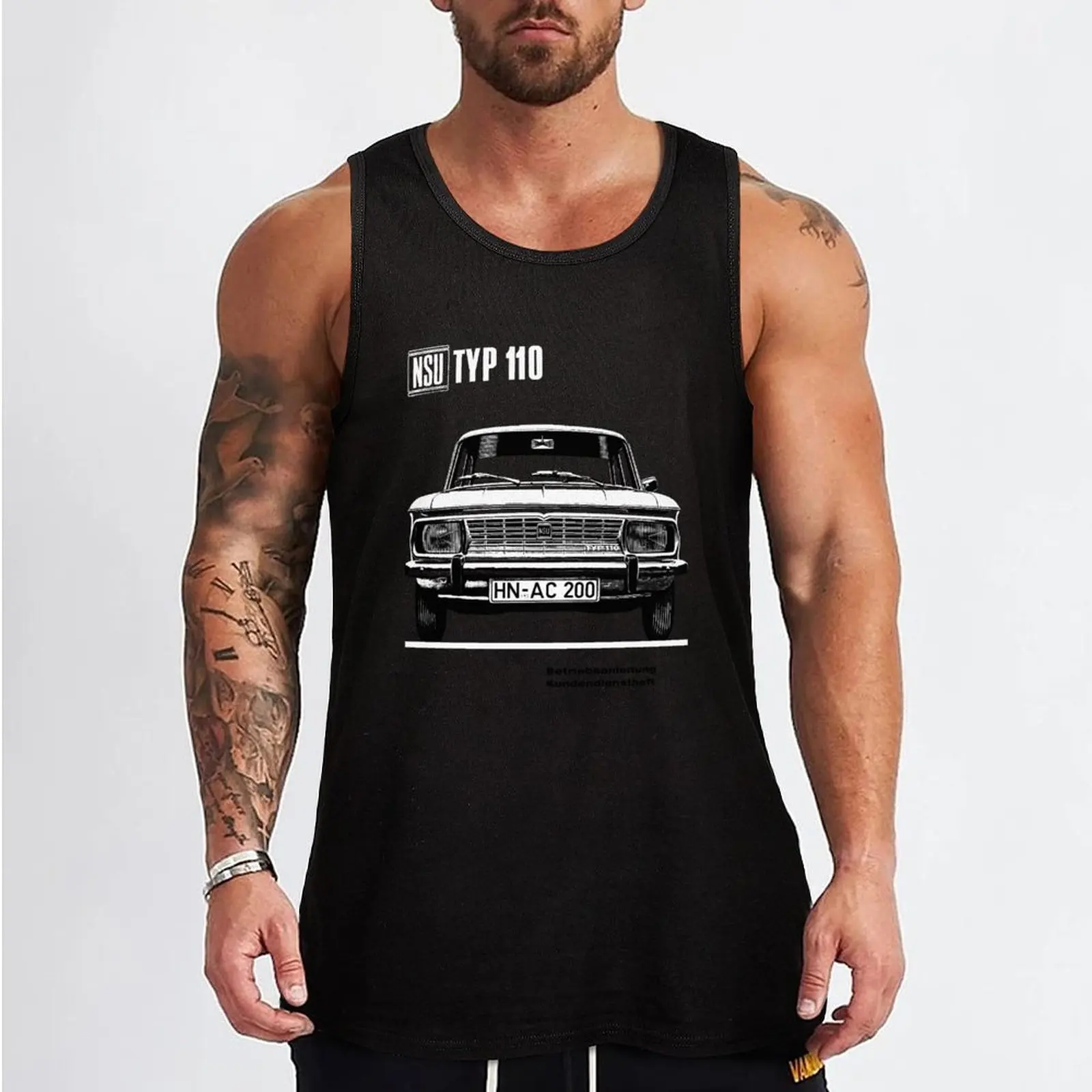 NSU TYP-110 Tank Top Gym clothes T-shirt male