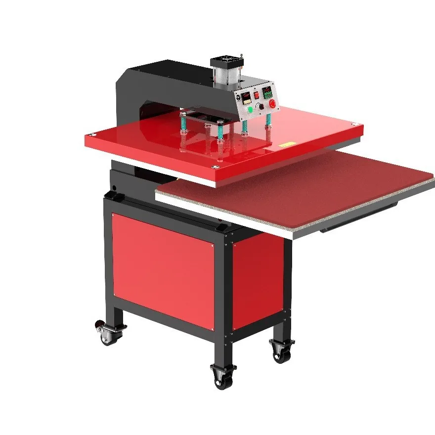 80X100cm pneumatic single station heat press machine electric heat press machine