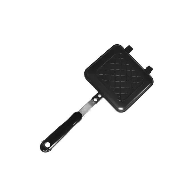 Gas Non-Stick Sandwich Maker Iron Bread Toast Breakfast Machine Waffle Pancake Baking Barbecue Oven Mold Grill Frying Pan