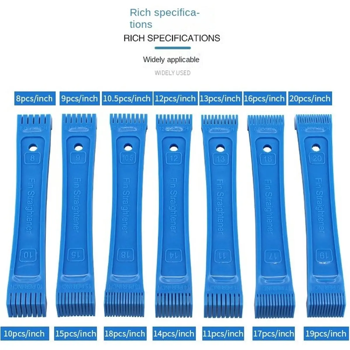 L70A 7 Pieces Repair Cleaning Brush, Coil Fin Comb for Commercial Appliance Home Automotive Maintenance Repair Evaporator view 3