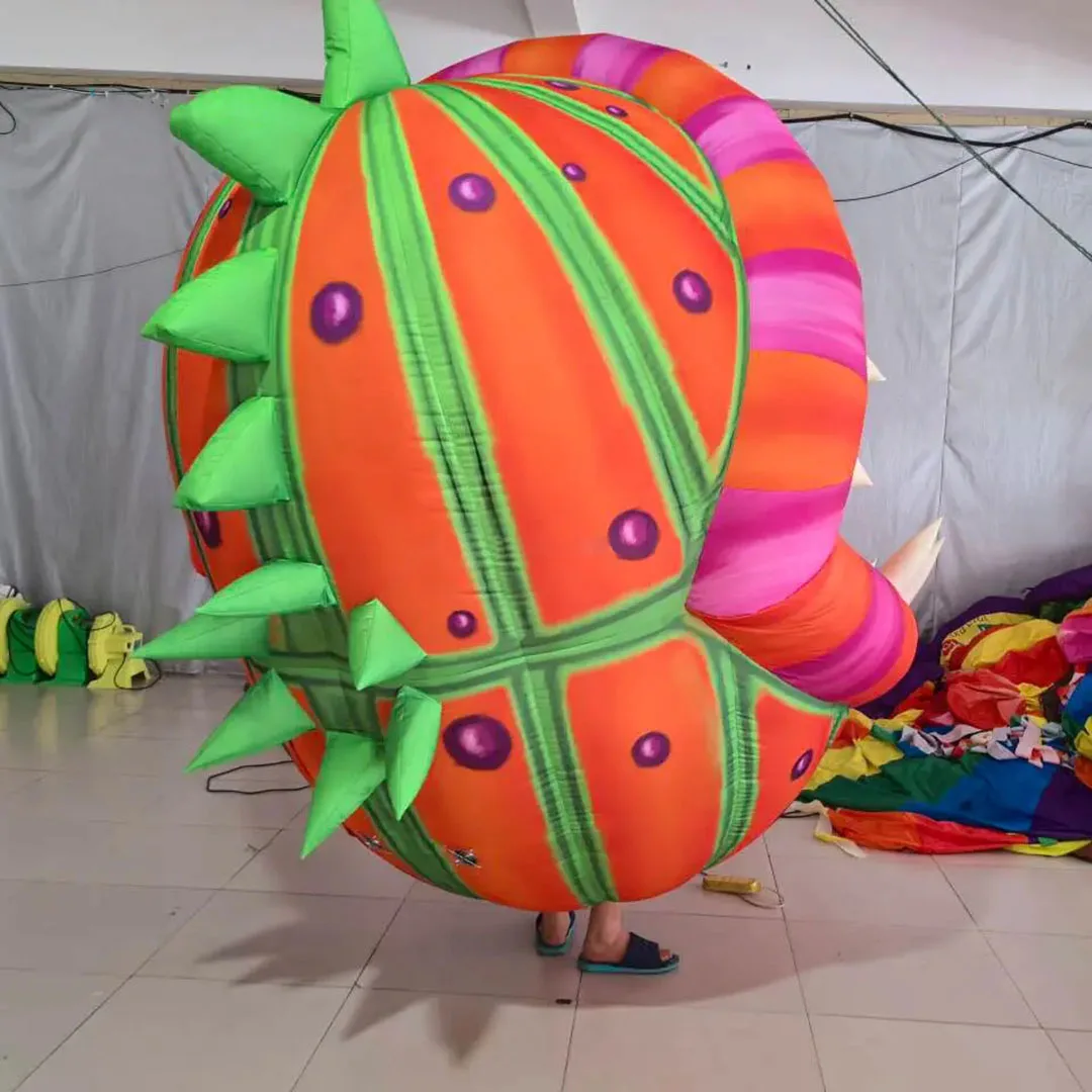 عملاق نفخ Chomper زهرة زي ضربة الهواء مخيف آكلة اللحوم الرعب مصنع كرنفال الشارع موكب المشي الأداء الدعائم