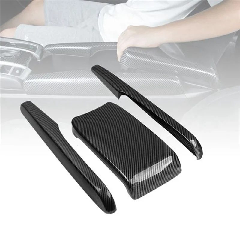 

Armrest Protective Cover Interior Armrest Box Panel Decoration Modification For Honda Civic 10Th Gen