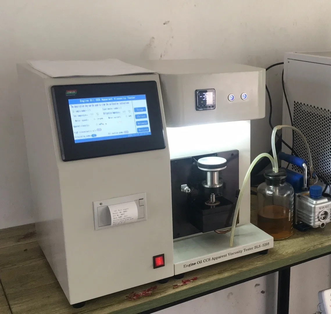 ASTM D5293 Lubricant Engine Oil Apparent Viscosity Tester Laboratory  CCS Cold-Cranking Simulator Machine