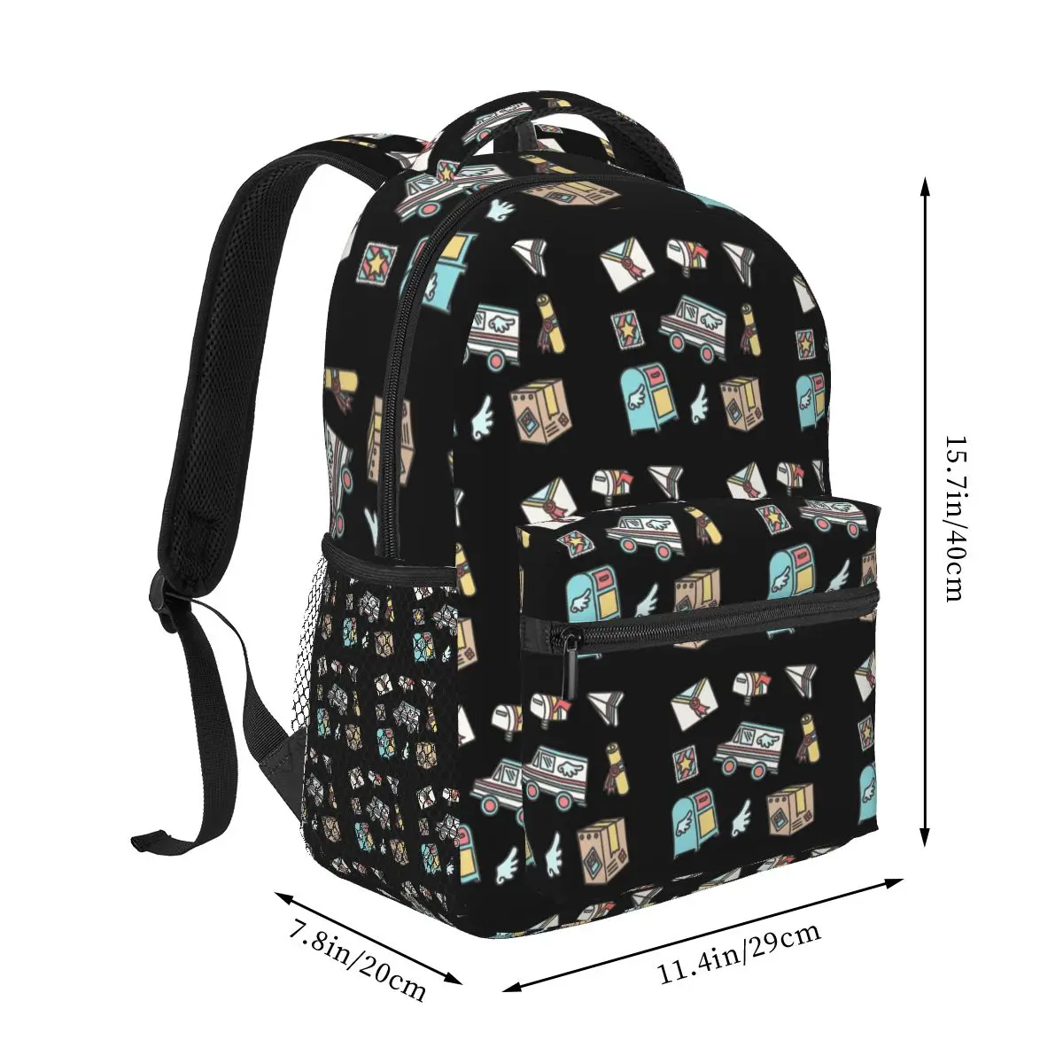 Mail Delivery Backpacks Boys Girls Bookbag Students School Bags Cartoon Travel Rucksack Shoulder Bag Large Capacity