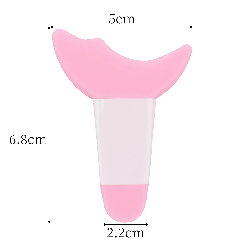 1 قطعة قابلة لإعادة الاستخدام ماكياج العين المعونة سيليكون كحل الحاجب الإستنسل كريم وجه قناع قضيب أدوات التجميل