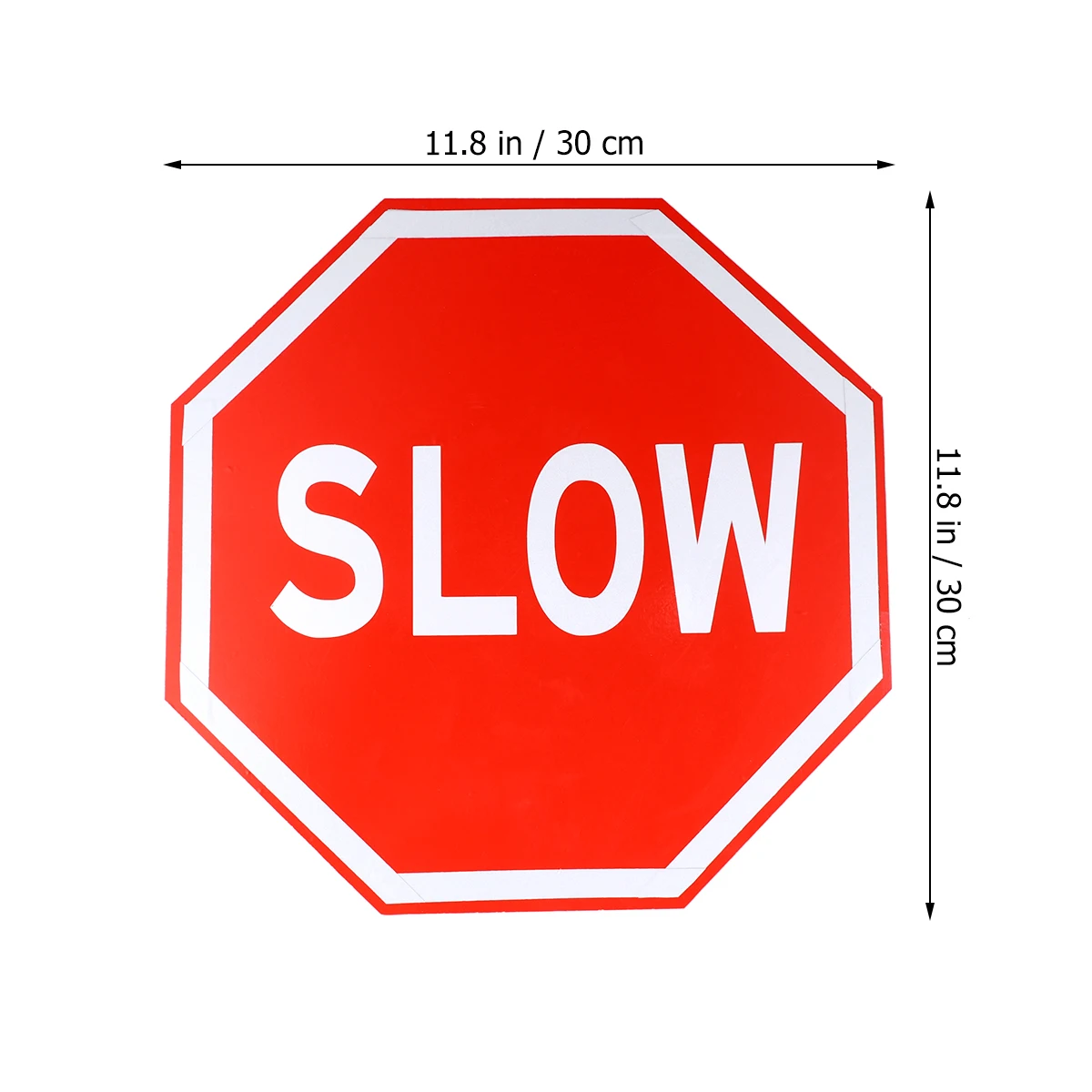Traffic Sign Stop Slow down for Car Road Signs Reflective Safety Street Customized