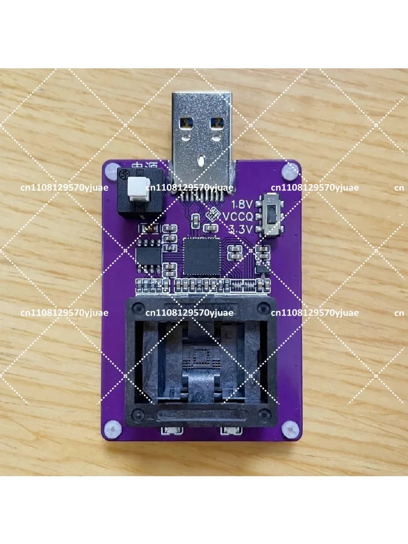 Адаптер-программатор EMMC153 с USB 3.0 для чтения и записи данных, тестовый разъем BGA153 для тестирования чипов