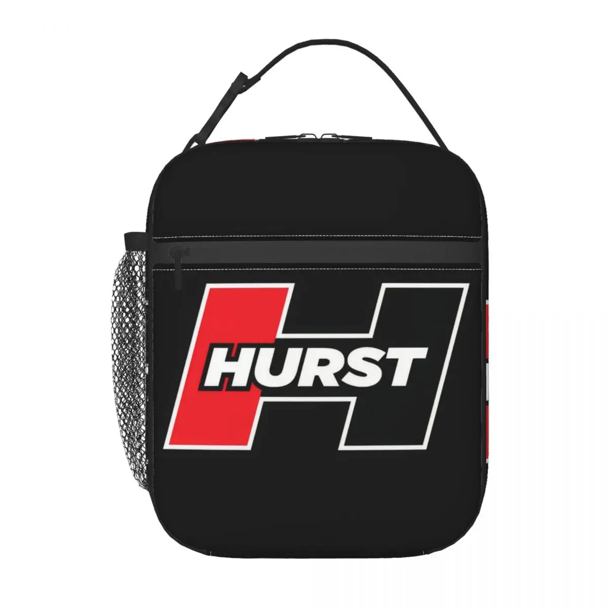 

Hurst Shifters Garage Banner Insulated Lunch Bag Tote Food Handbag