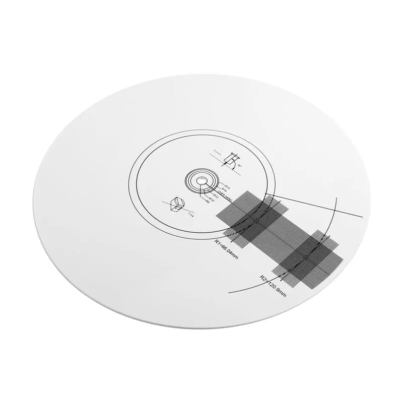 Electronexus-Discos estroboscópicos de 30 cm para detección de velocidad de rotación, disco de calibración para tocadiscos, detección de velocidad de rotación
