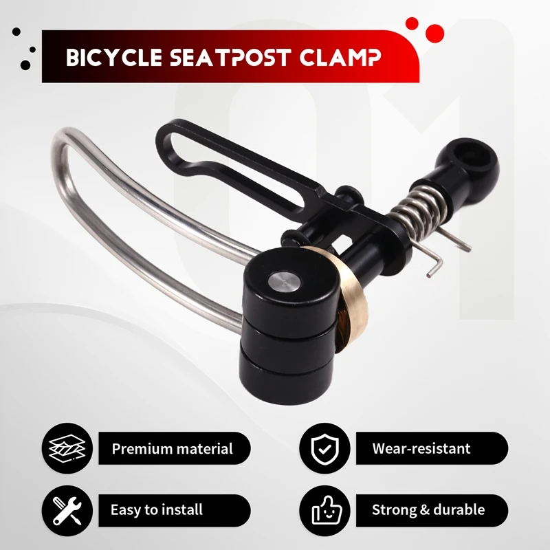 

Складной зажим для подседельного штыря велосипеда для Brompton черный