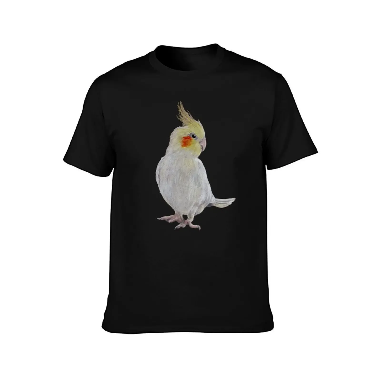 Old cockatiel T-Shirt anime clothes blanks Short sleeve tee quick-drying mens vintage t shirts