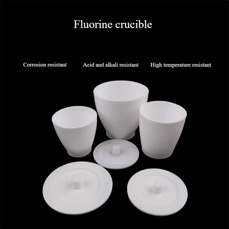 

25ml 30ml 50ml 100ml 250ml acid and alkali resistant and high temperature resistant PTFE crucible with cover and thickening