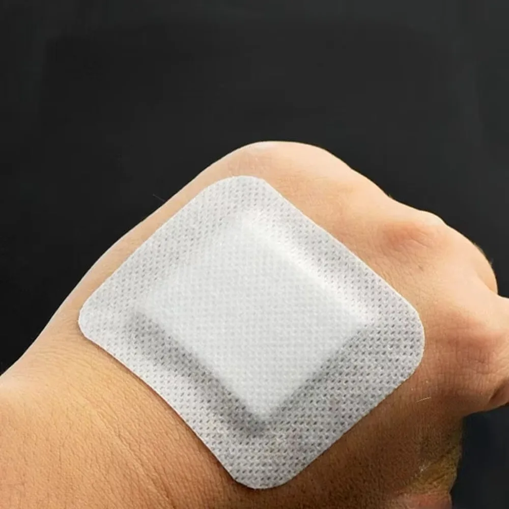 10pcs 10cmx10cm Set Adhesive Plasters Waterproof Breathable Fabric Strips Kids Toddlers Boys Girls Elastic Sports Travel Outdoor