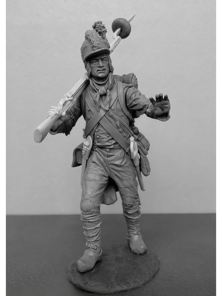 Kit de modèles en résine non peinte de 54mm, fusilier à chasse-flammes de la demi-brigade d'infanterie française, non assemblé et non peint GK