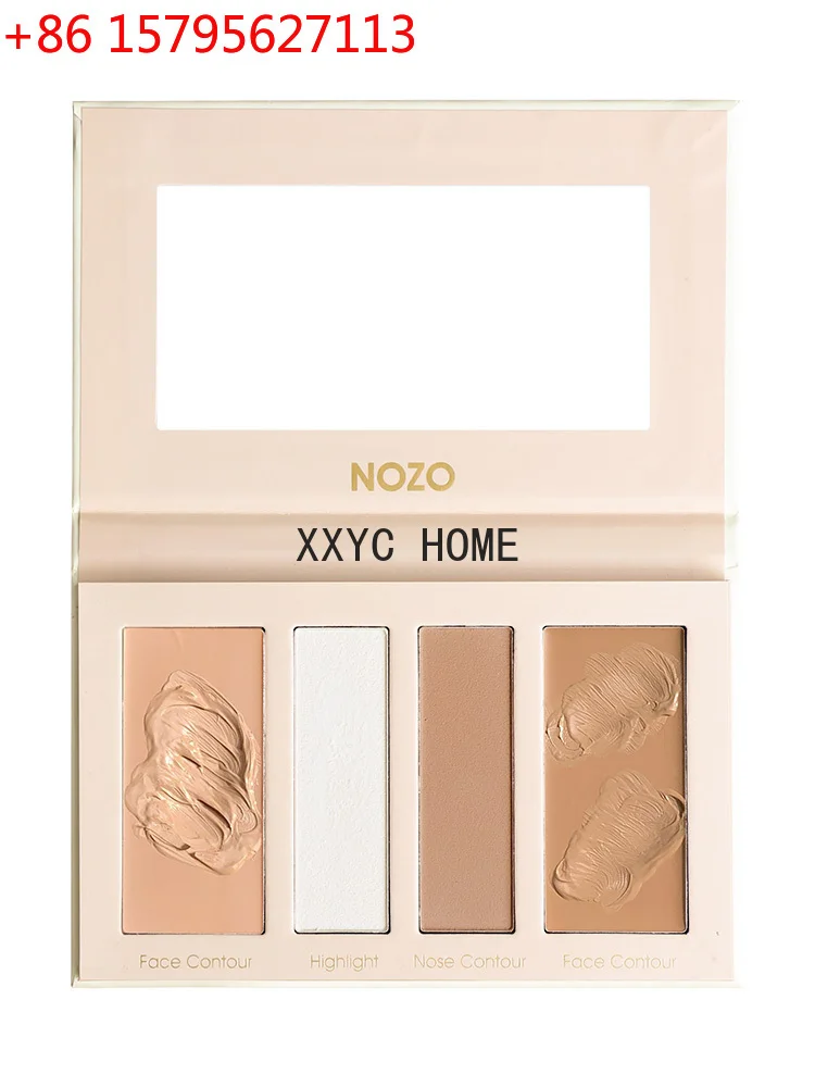 

Four-Color Highlight Contour Compact Concealer Stereo Nose Contour Brighten Shadow Side Shadow Combination Makeup Palette