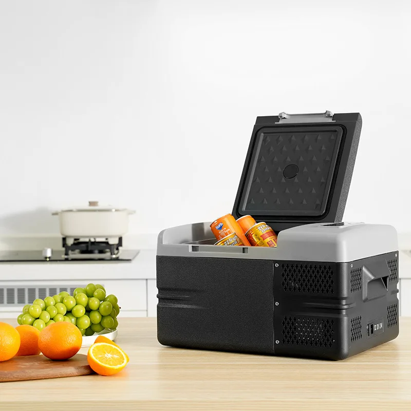 9L 12L Portable Compressor Car Refrigerator Freezer 12V 24V Dual Use Home RV Camping Mini Fridge - view 3