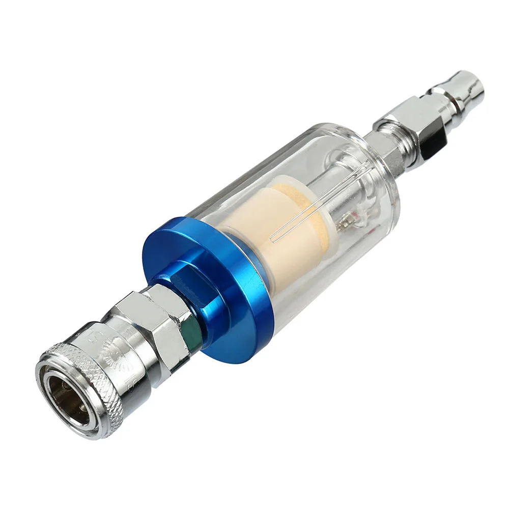 Air Regulator Spray Gun Air Regulator Gauge Air Oil Water Filter Separator Sprayer Water Trap Clear Painting Moisture Separator