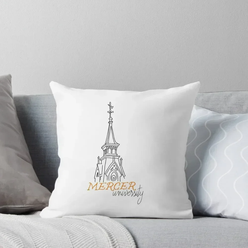 

Mercer University Sticker Throw Pillow Couch Pillows Sofas Covers Decorative Cushion Cusions Cover pillow
