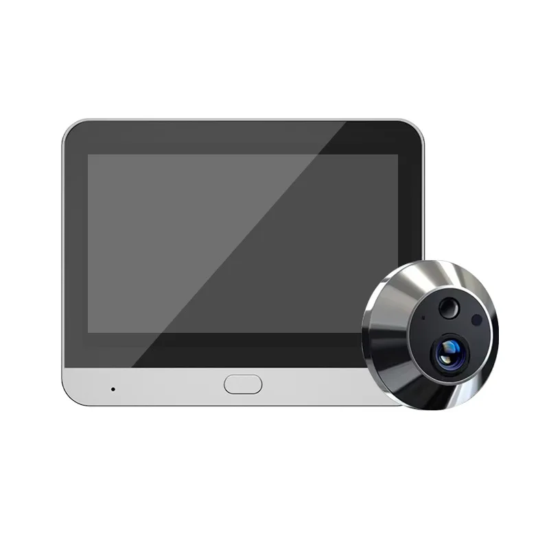 

4.3 Inch Screen Mini Smart Life Wireless Door Eye Viewer HD Camera With Real Time Monitoring And 4G Network Wide View Angle